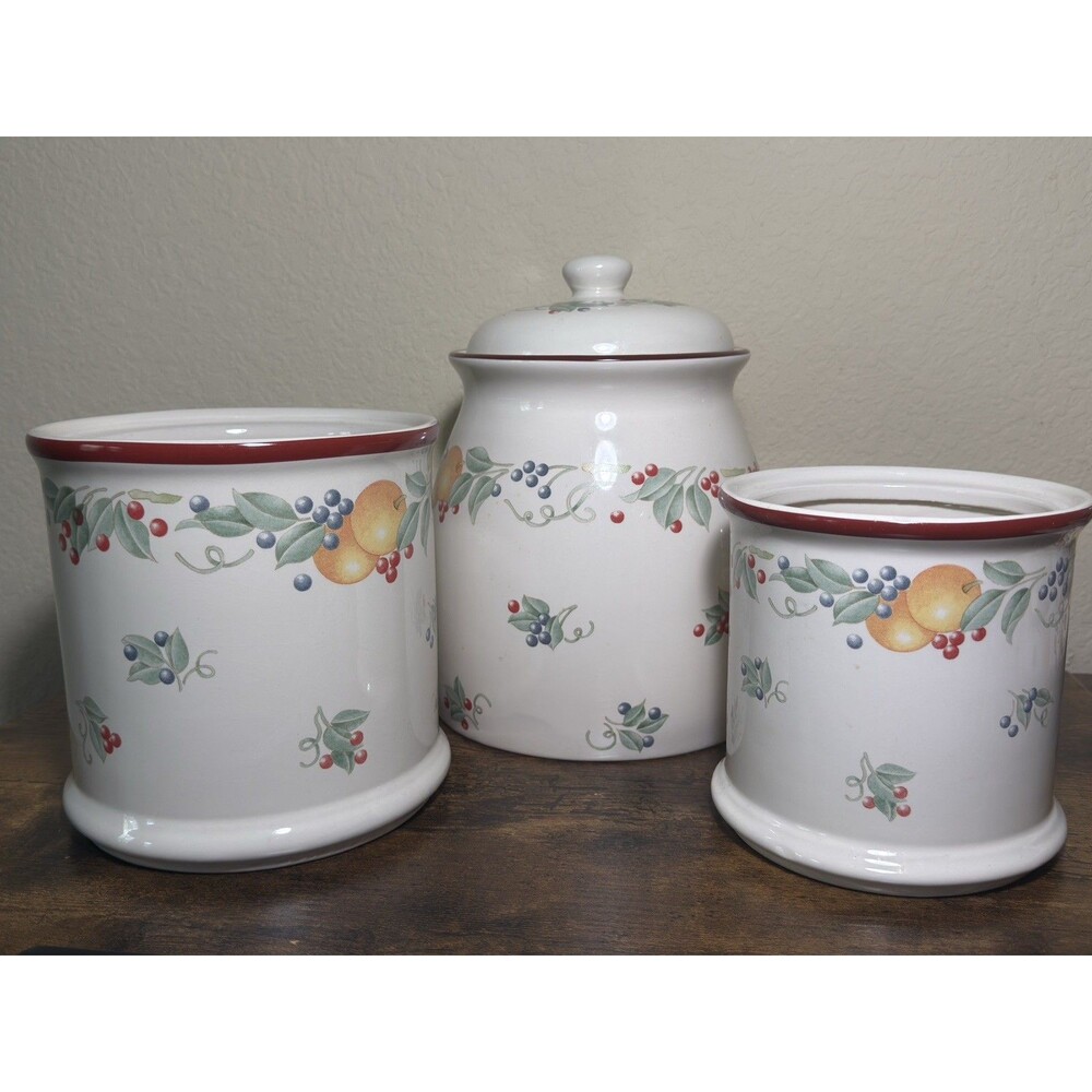 Jay Imports For Corelle Set Fruit Theme early 2000s